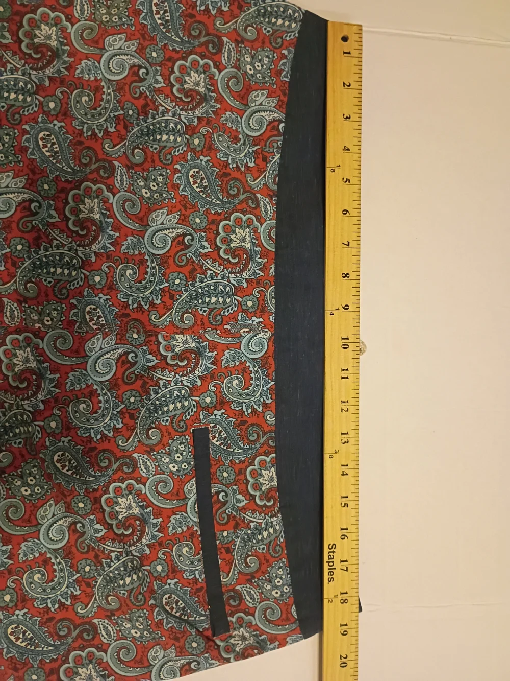 Fair Harbor Red Paisley Men's Swim Trunks Sz‎ 36